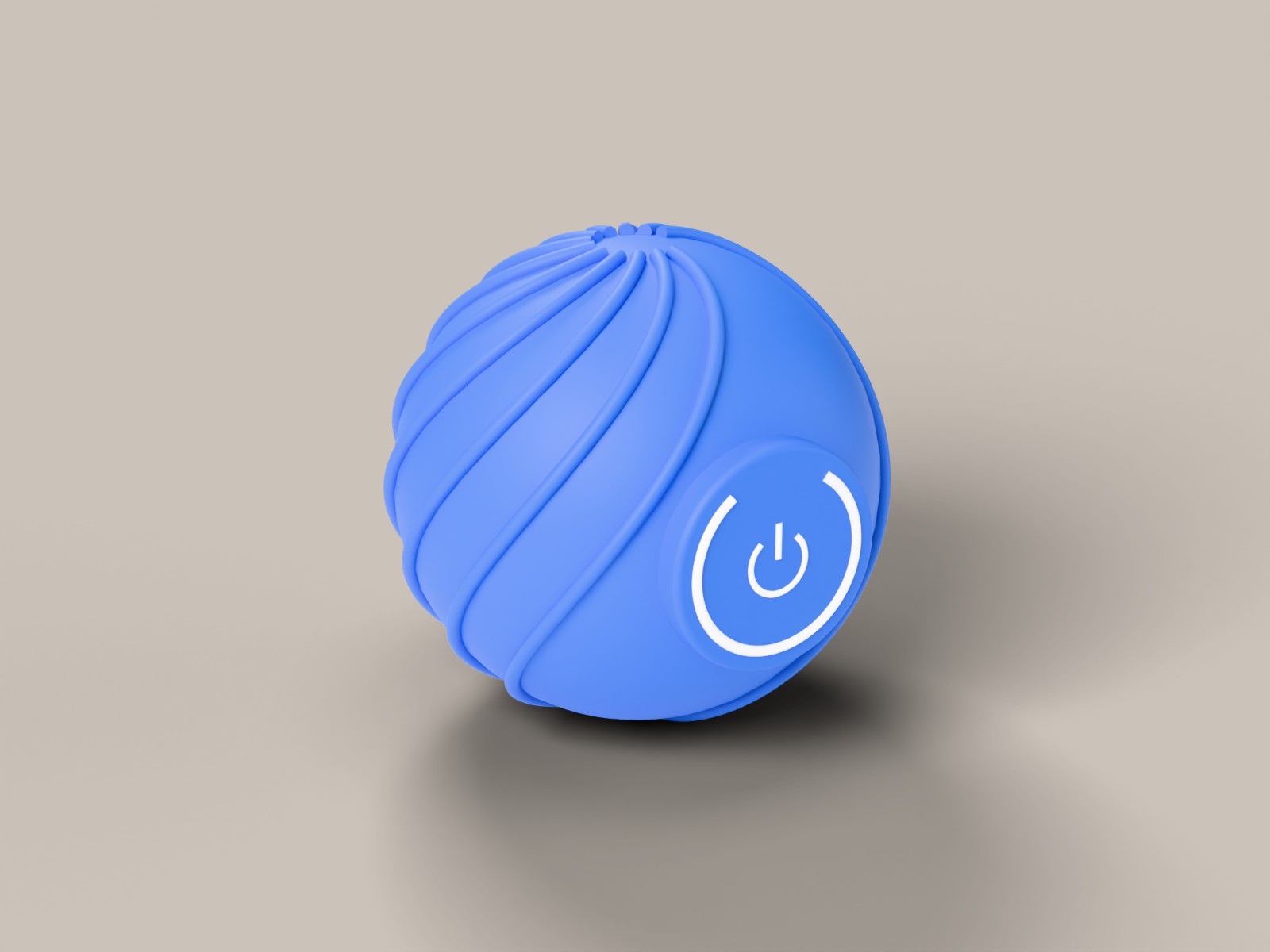 Interactive Self-Moving Dog Ball (Blue) — 3D model by Tavrov at real scale
